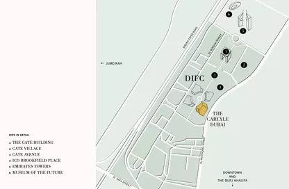 The Carlyle Dubai master plan 1 Master plan 1