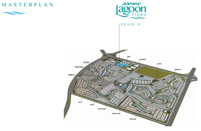 Lagoons Views Phase 2 By Damac master plan 1 Master plan 1