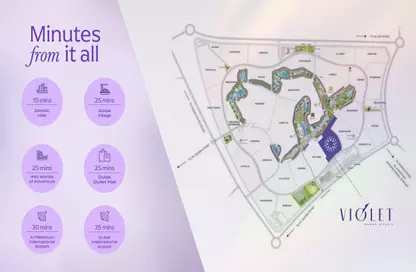 Violet Damac Hills 2 master plan 1 Master plan 1