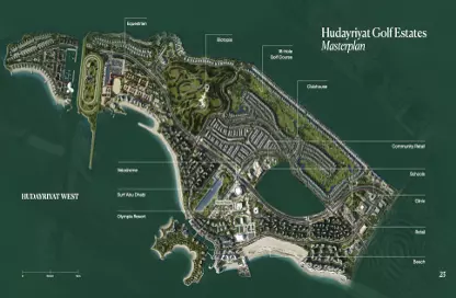 Hudayriyat Golf Estate master plan 1 Master plan 1